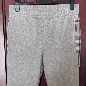 Burberry Check Cotton Sweatpants
